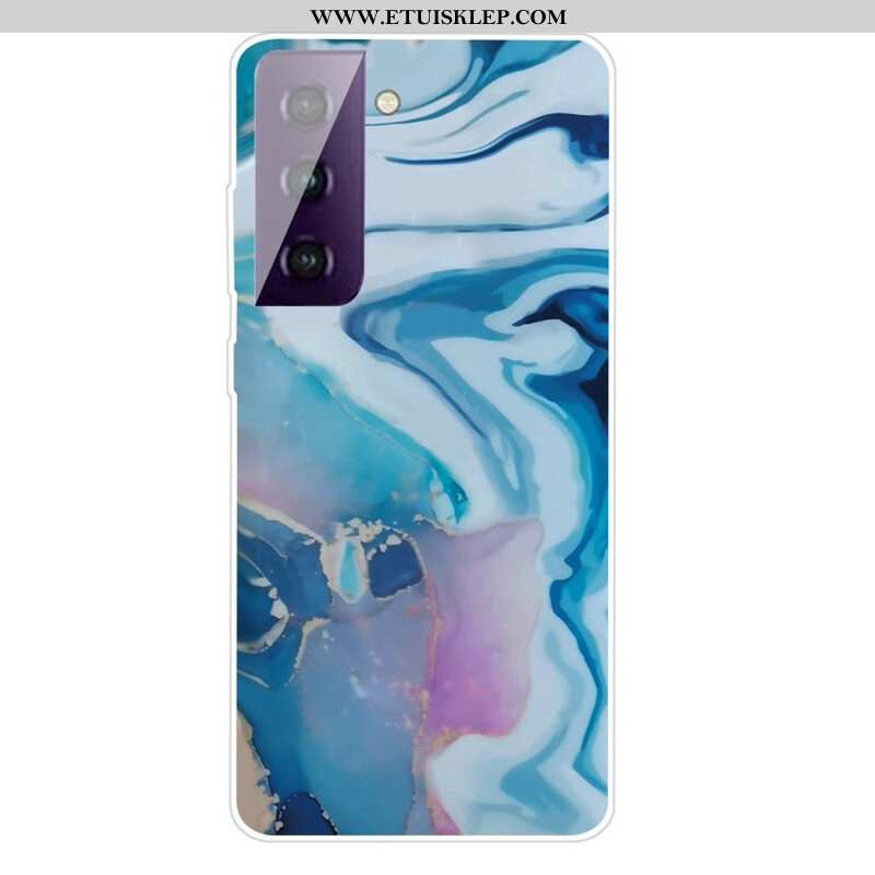 Futerały do Samsung Galaxy S21 FE Marmur O Zmiennej Geometrii